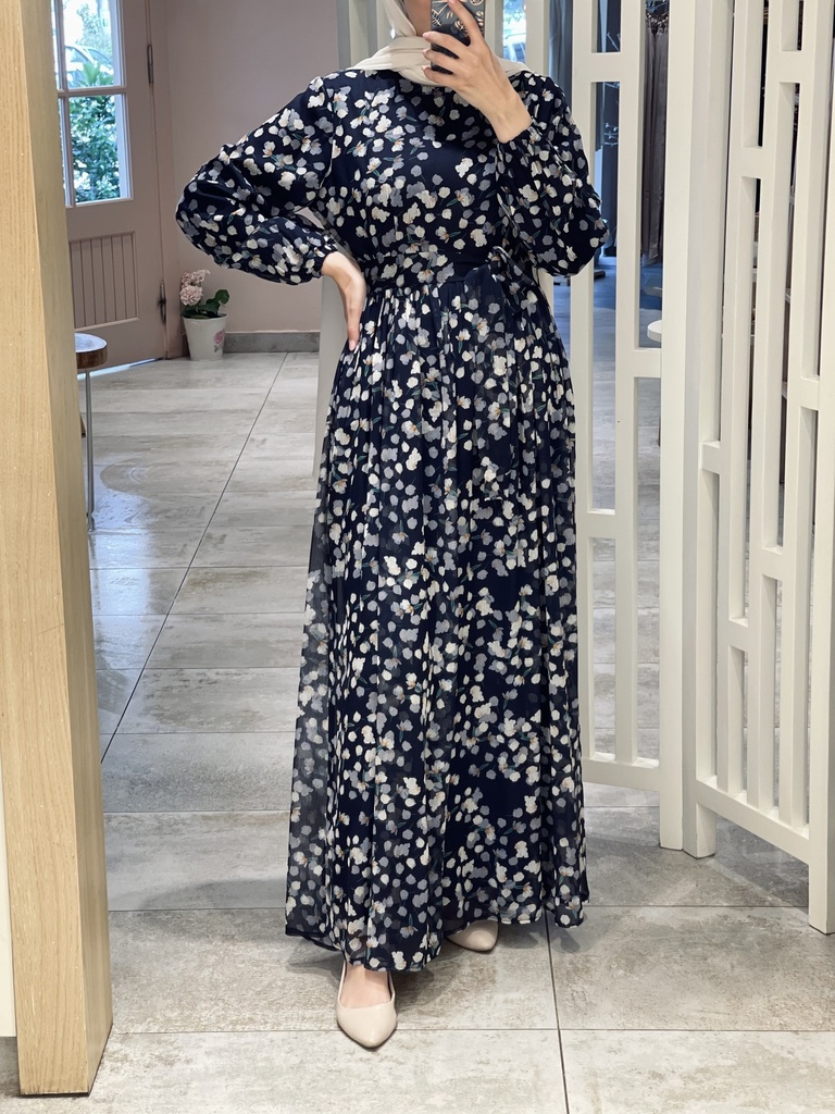 Cotton Flower Dress Fabric Tales